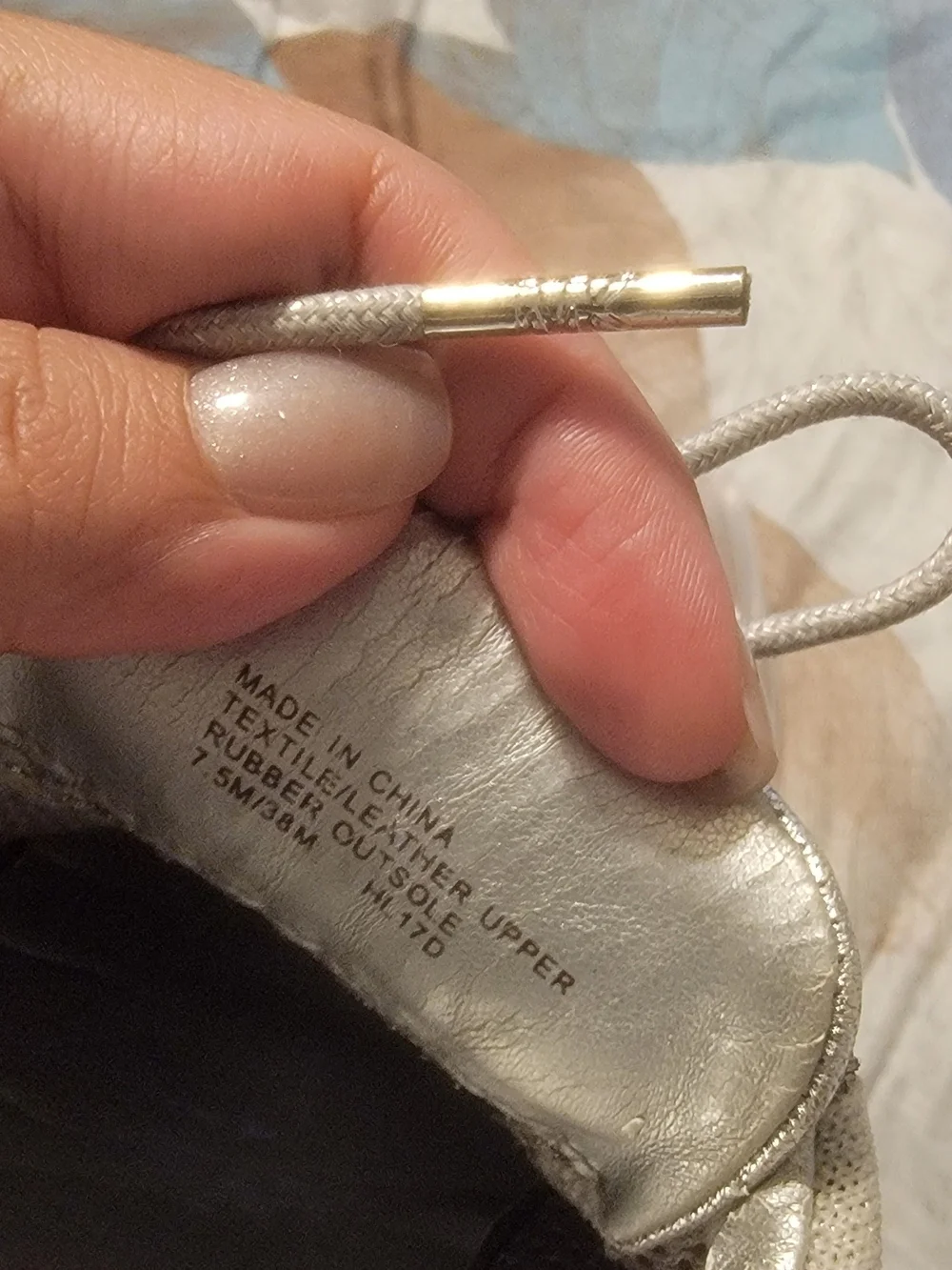 Michael Kors Silver Metallic Sneakers – Women’s 7.5 / EU 38